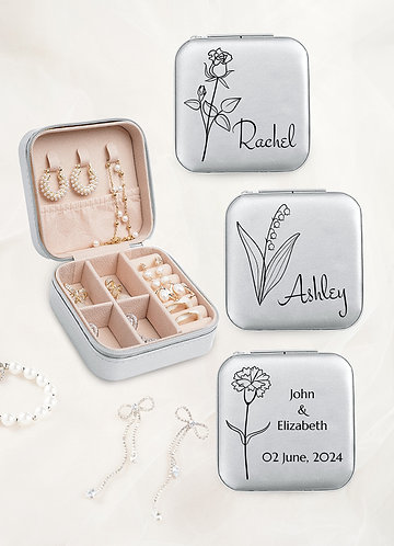 front Personalized Jewelry Case