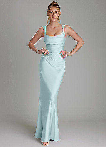 bridesmaid dresses with free shipping Ready to Ship Sage green Color:White-Nude scoop neck wedding dress the right base layer ensuring a flattering fit