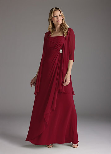 Burgundy Mother of the Bride Groom Dresses Azazie