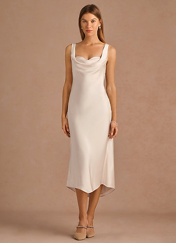 Clara Cream Midi Dress image1 0