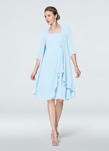 sky blue mother of the bride outfits