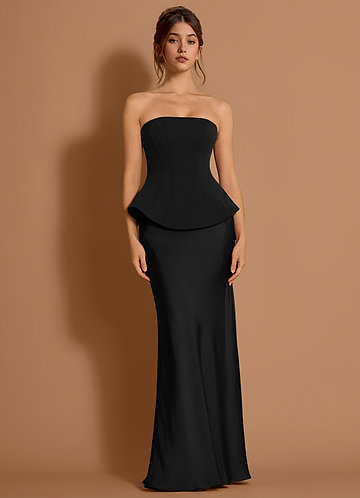 sachin and babi light blue dress 18,064 Black Satin Dress Royalty-Free Images, Stock Photos & Pictures main image 0