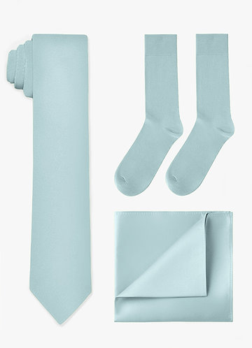 front Conjunto de gravata, lenço de bolso e meias combinando