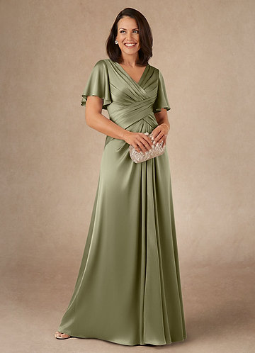 Robe cocktail courte vert pomme chic - Ref C2064 - Robe de cocktail
