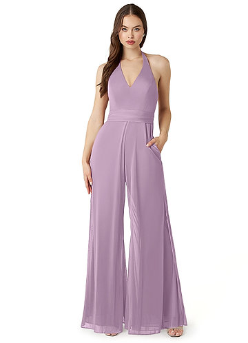 Purple Bridesmaid Jumpsuits