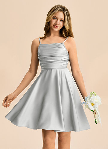 grey junior dresses Grey Junior Bridesmaid Dresses
