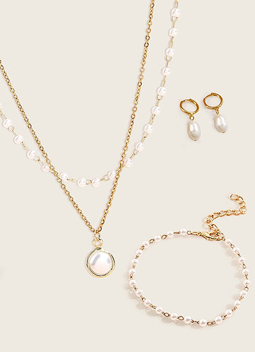 front Bleeker Pearl Set