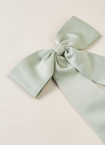 front Matching Color Bow Hair Clip Set