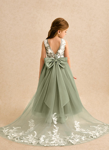 Lace Junior Bridesmaid Dresses & GownsAzazie UK