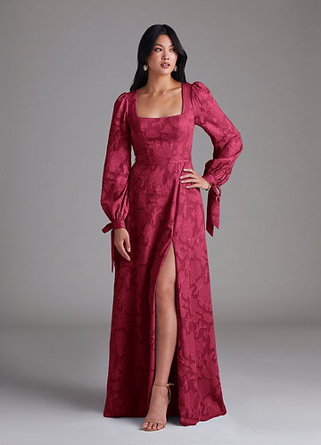 sachin and babi light blue dress The Top 20 Winter Bridesmaid Dresses for 2024 in the Cold main image 1