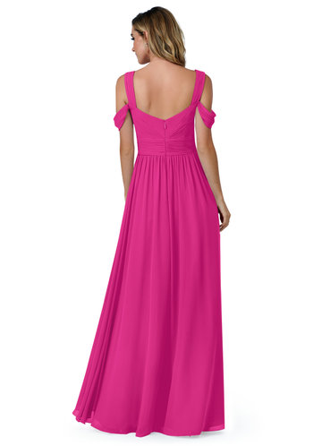 fuchsia pink bridesmaid dresses