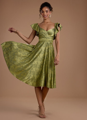 Leilani Moss Navy Midi Dress image1