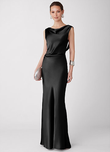 Robe Longue Noir Liora image1