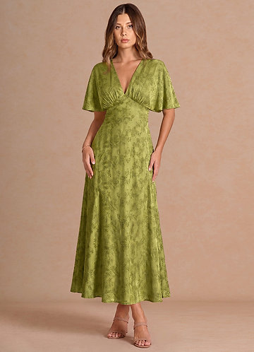 Prunelle Moss Navy Maxi Dress image1