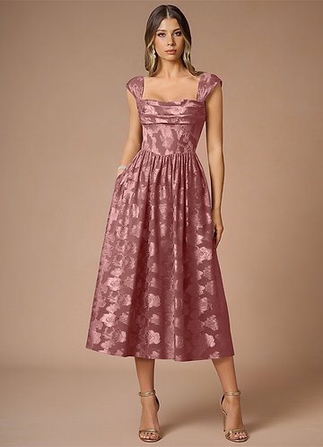 Dana Vintage Rose Midi Dress image1