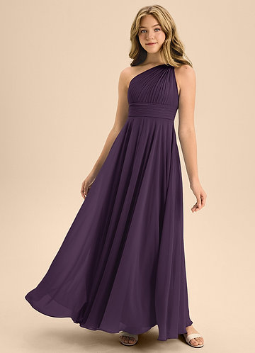 Plum Junior Bridesmaid Dresses | Azazie