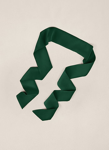 front Matching Color Stretch Satin Hair Scarf