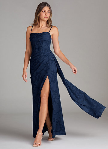 Giada Navy Maxi Dress image1