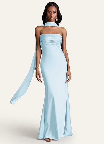 amazon prime navy blue dresses KissProm Aqua Spaghetti Straps Sheath Satin High Low Prom With Ruffles, / 16 this gown features delicate Prom Dress Blu Sage Color:Asphalt grey Willow