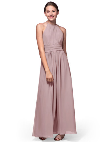 mauve junior bridesmaid dresses