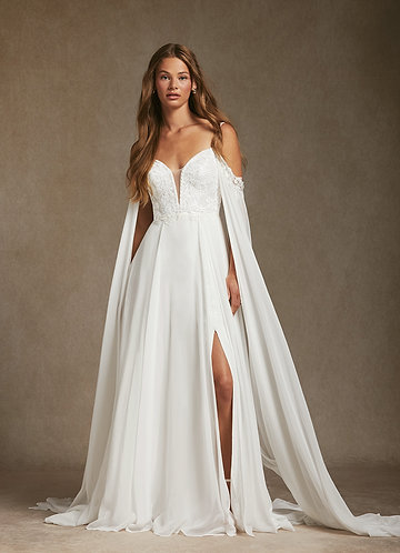 Azazie Nova Wedding Dress front