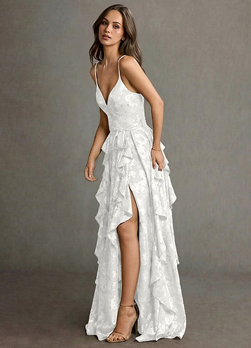 Robe Longue Blanc Megan image1
