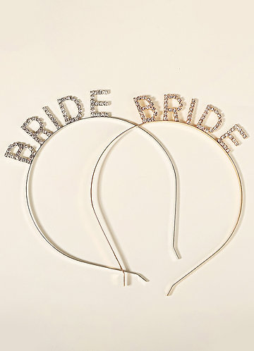 back_Glittering Bride Headband