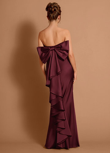 Aveline Wine Maxi Dress image1