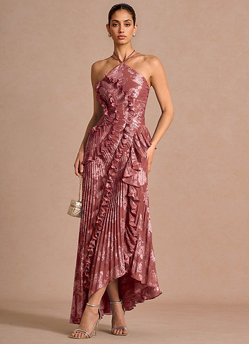 vestido Maxi Rosa Vintage Hatsu image1