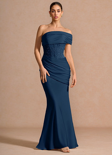 Blue Black Tie Dresses | Azazie DE