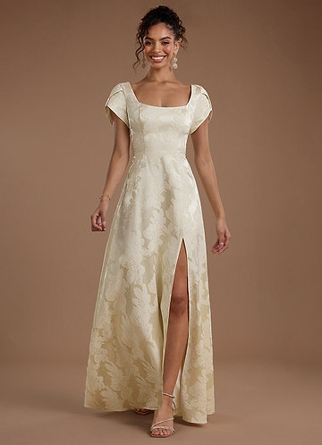 Maye Off White Maxi Dress image1