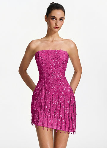 pink fringe homecoming dress Dresses | Hoco Dresses in Pink garden formal dresses