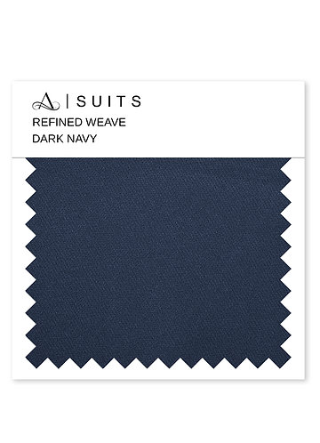 front Azazie Amostra de tecido refinado para terno Azul Marinho