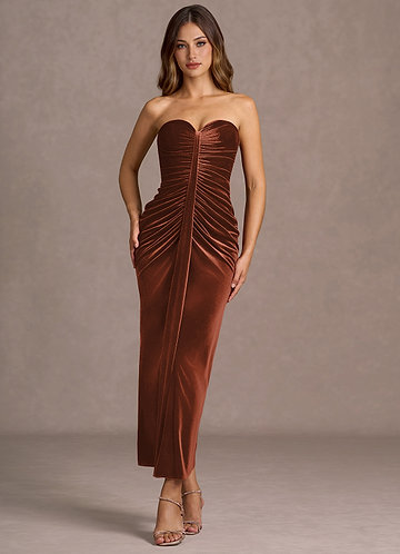 Mackenzie Terracotta Maxi Dress image1