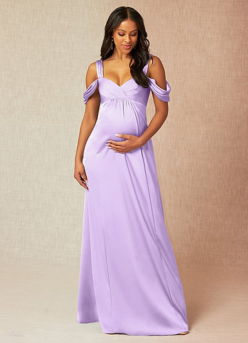 Lilac maternity bridesmaid dresses best sale