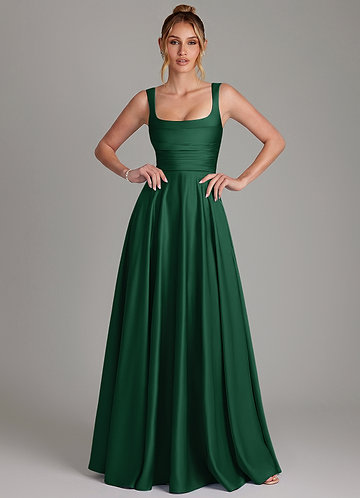 forest green bridesmaid dresses Dark forest green dark green bridesmaid dresses