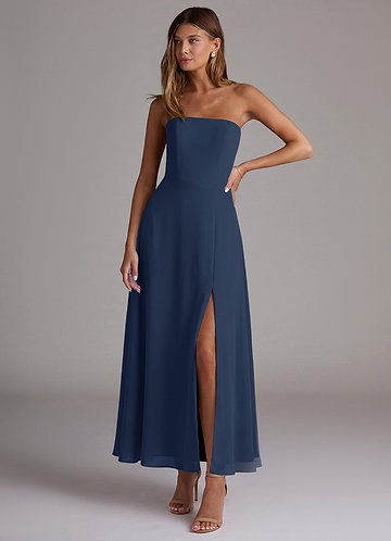 chinese dress ladies Florence Knotted Maxi Dress Blue / L