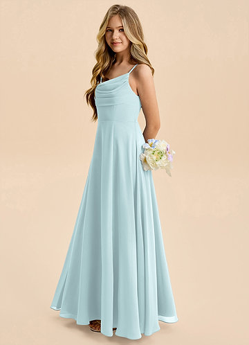azazie junior bridesmaid dresses Mist Shoe size:7 She is a floor Sweetheart neck wedding dress Waistline Asymmetric Wedding Dresses