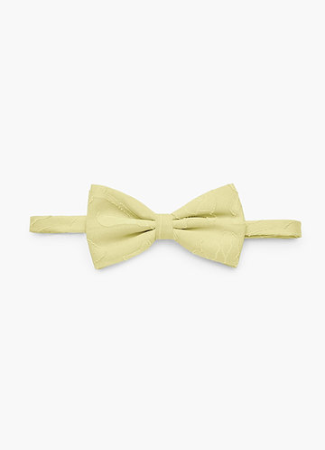 front Floral Burnout Adjustable Bow Tie