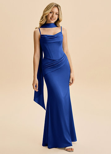 Royal Blue Junior Bridesmaid Dresses