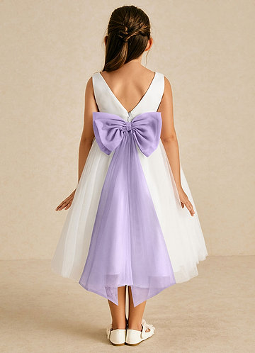 junior bridesmaid dresses lilac Zapaka Women Lilac Chiffon Long Junior Bridesmaid Dress with Sleeves V-Neck  A-Line Ruched Wedding Guest Dress – ZAPAKA