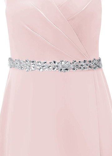 front Chiffon Sash with Starlight Beading