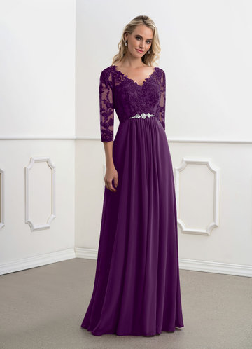 grape mother of the bride dresses