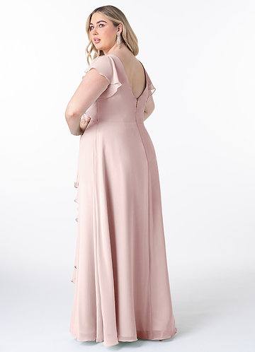 plus size bridesmaid dresses blush Pink Bridesmaid Dresses Plus Size Blush Pink Maxi Dress Blush Pink Violet Chiffon Bridesmaid Dress Birdy