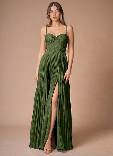 strapless open back dress Theo The Label Women's Atlas Crepe and Chiffon Pleated Dress - Black