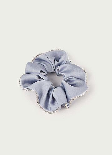 front Stenprydda hårband i satin
