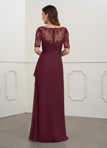 cabernet mother of the bride dresses