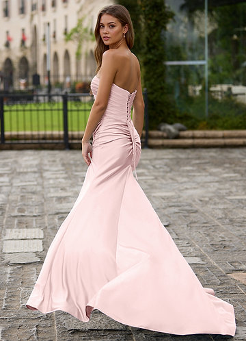 Glitz Rose Robe de bal sirène image1