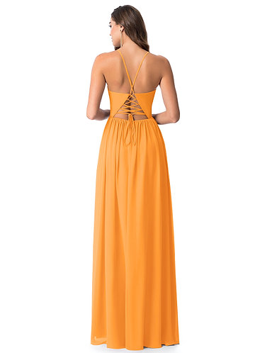 bridesmaids dresses orange