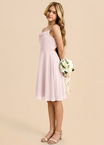 Azazie Shale Klä av A-Line i Chiffong Rosett image1